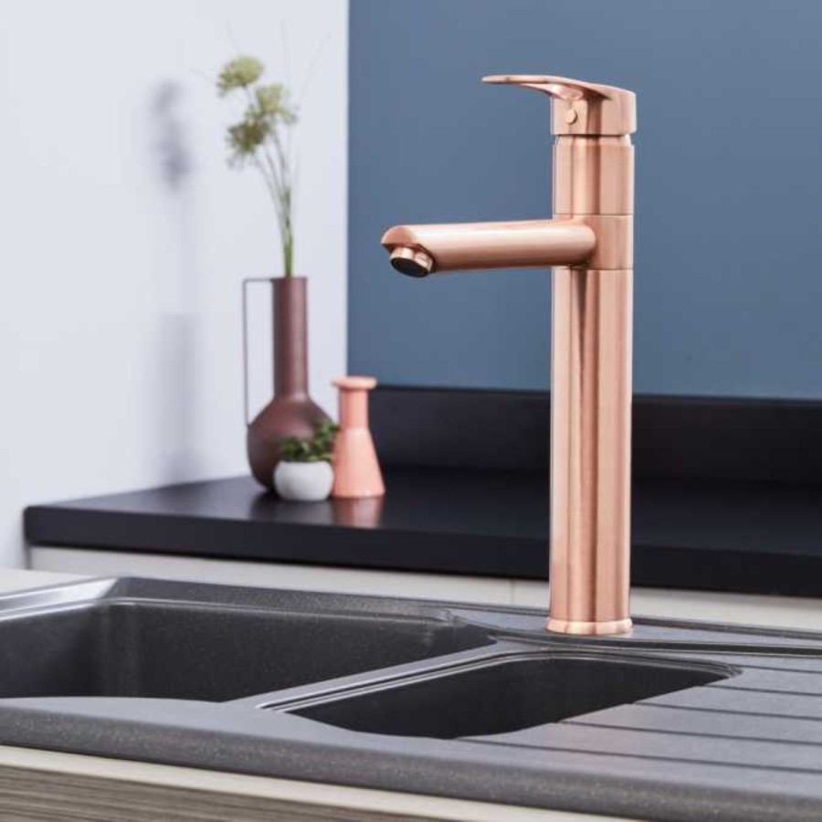 ONLY OPENED - Aysgarth Copper Monobloc Kitchen Mixer Tap