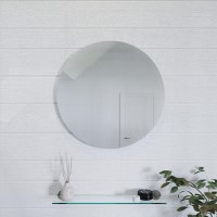 GRADE A1 - Round Hang N Lock Bathroom Mirror 600mm - Croydex