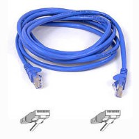 1m Patch Cable Cat 5 RJ45 Moulded Snagless Blue  1m Patch Cable Cat 5 RJ45 Moulded Snagless Blue