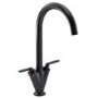 ONLY OPENED - Abode Volo Dual Lever Kitchen Mixer Tap - Matt Black