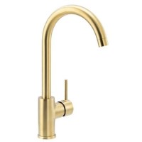 ONLY OPENED - Abode Nico Single Lever Mixer Tap - Brushed Brass