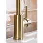 ONLY OPENED - Abode Nico Single Lever Mixer Tap - Brushed Brass
