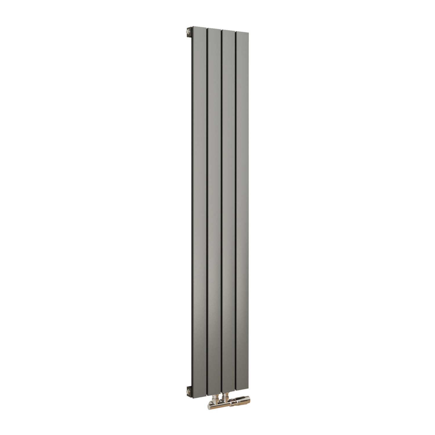 Middle Connection Radiators Eco Eleganza Anthracite Vertical Flat Aluminium Middle Connection ...