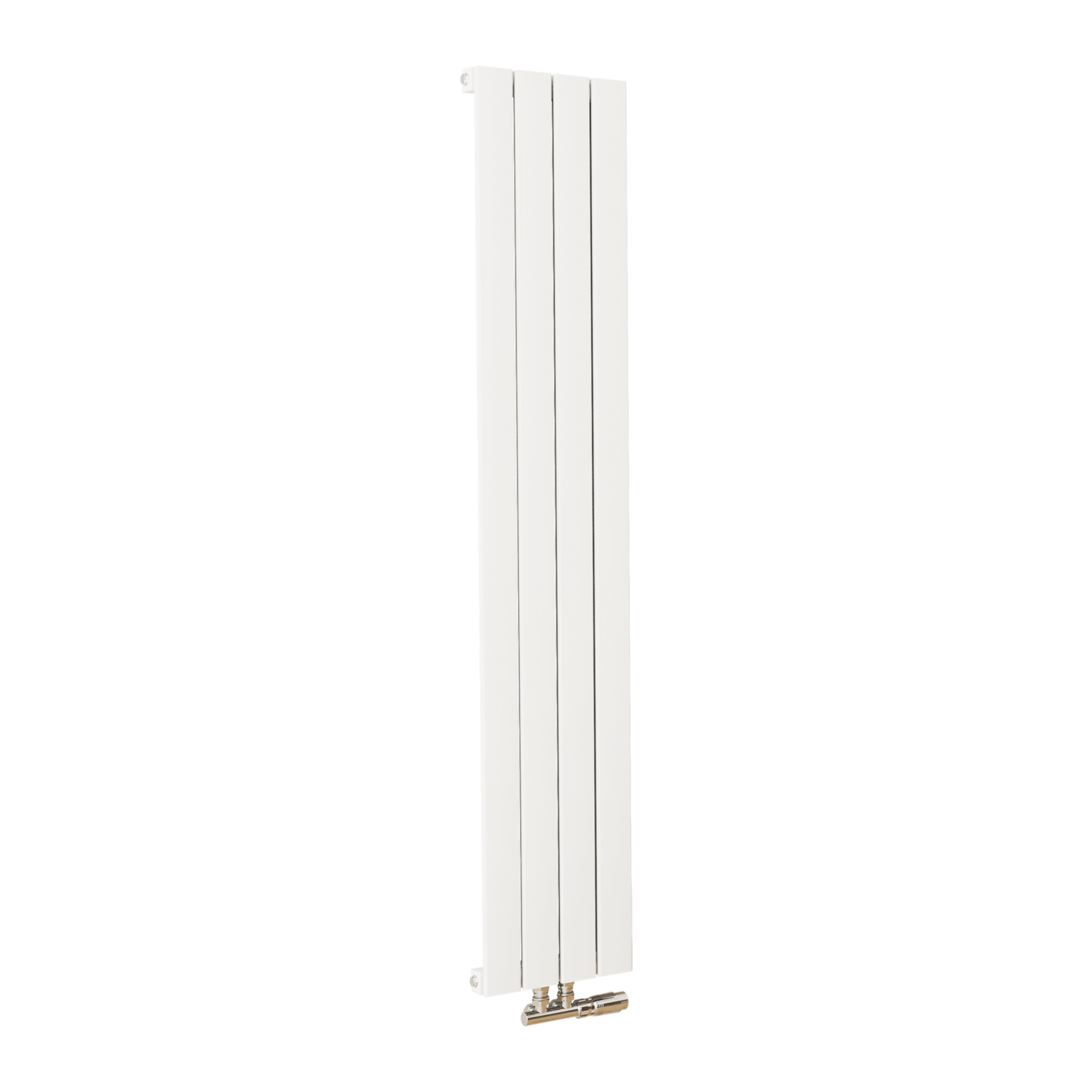 Middle Connection Radiators Eco Eleganza White Vertical Flat Aluminium Middle Connection Radiator ...