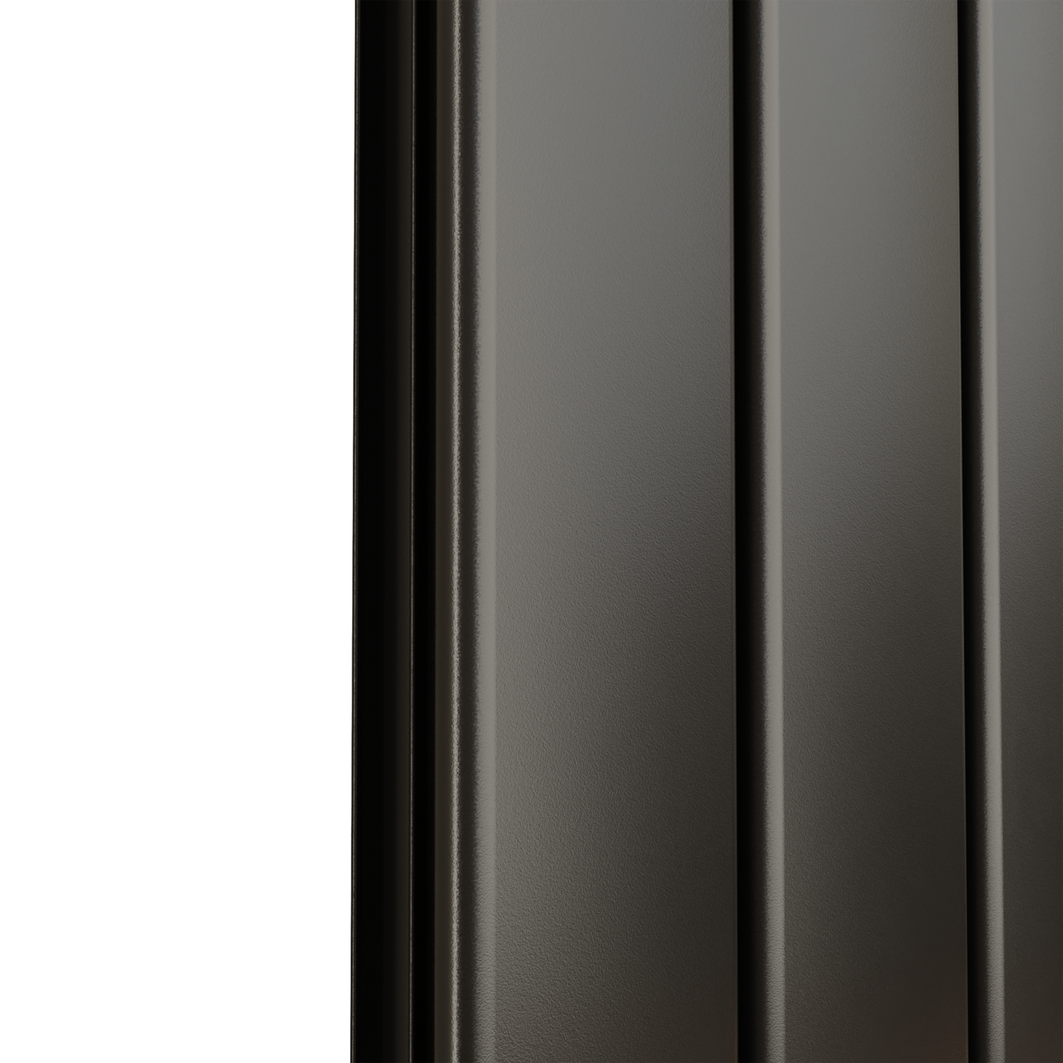 Middle Connection Radiators Eco Eleganza Midnight Black Vertical Flat Aluminium Middle Connection ...