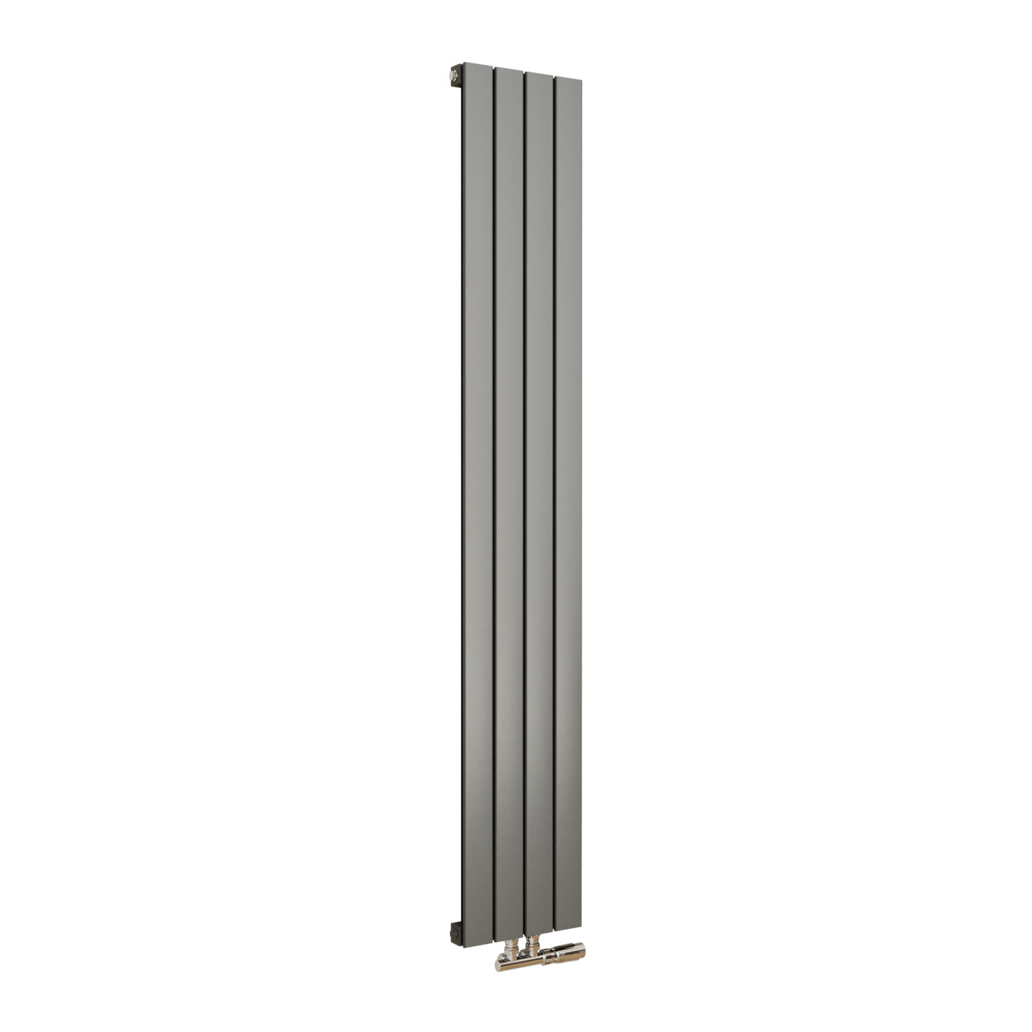 Eco Style Radiator Eco Eleganza Anthracite Vertical Flat Aluminium Middle Connection ...