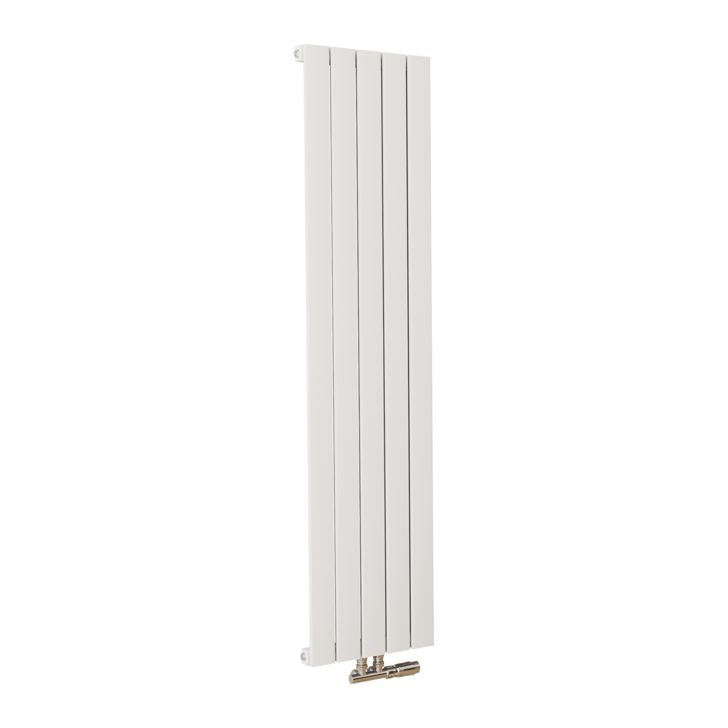 Middle Connection Radiators Eco Eleganza White Vertical Flat Aluminium Middle Connection Radiator ...