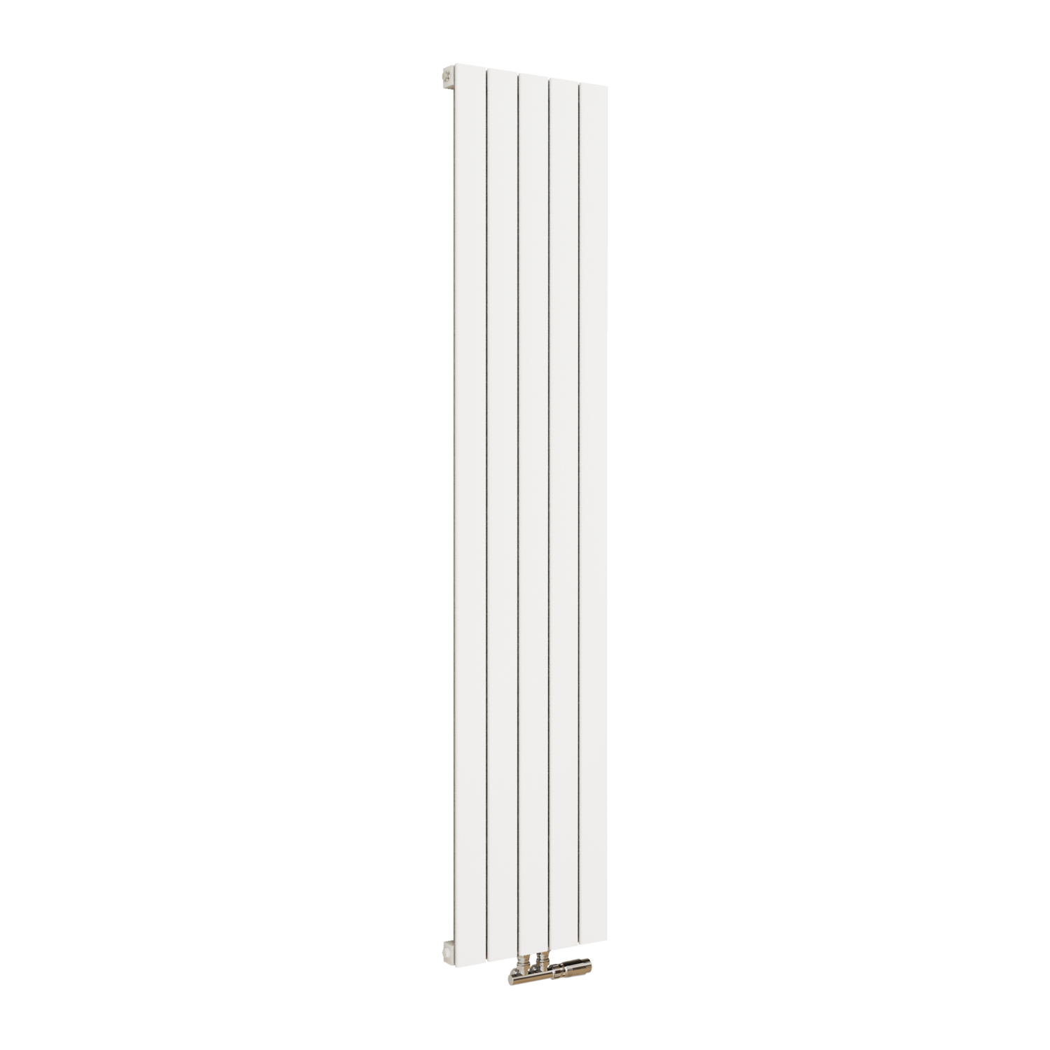 Middle Connection Radiators Eco Eleganza White Vertical Flat Aluminium Middle Connection Radiator ...
