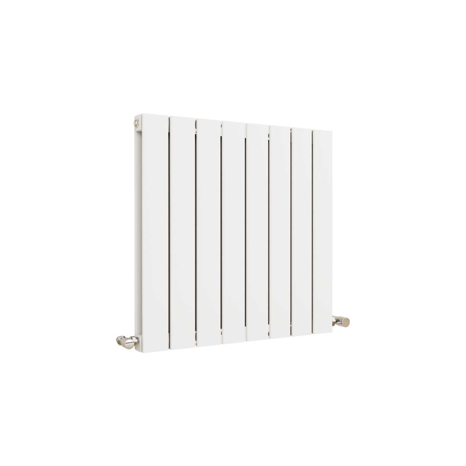Eco Eleganza White Horizontal Flat Designer Aluminium Radiator ...