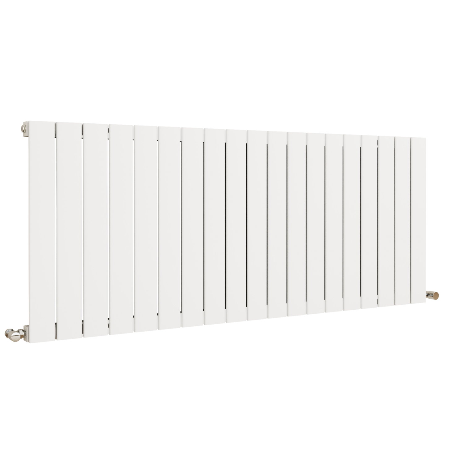 Eco Eleganza White Horizontal Flat Designer Aluminium Radiator ...