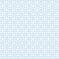 1200mm Acrylic Gloss Blue Florals /Maltese Blue - Mermaid
