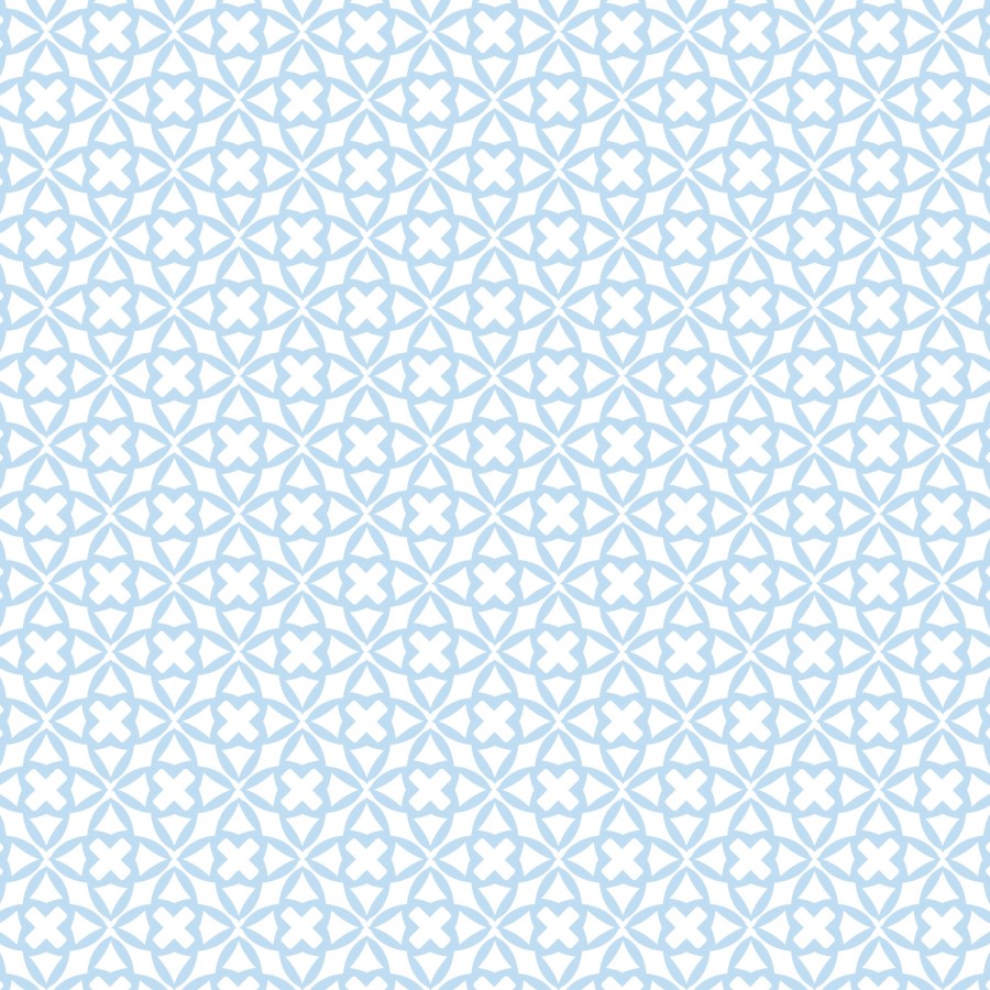 1200mm Acrylic Gloss Blue Florals /Maltese Blue - Mermaid