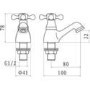 Taylor & Moore Traditional Bexley Basin Taps