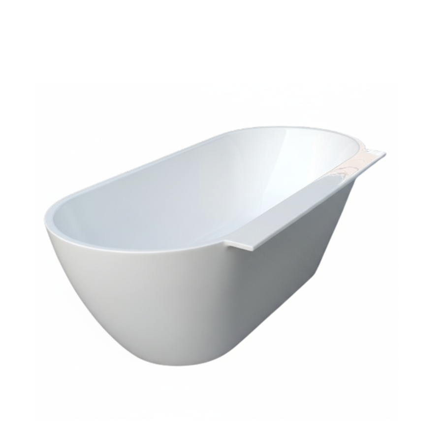 Freestanding Double Ended Back to Wall Bath 1500 x 770mm - Alto