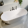 GRADE A2 - Freestanding Double Ended Back to Wall Bath 1700 x 800mm - Alto