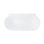 GRADE A1 - Freestanding Double Ended Back to Wall Bath 1700 x 800mm - Alto