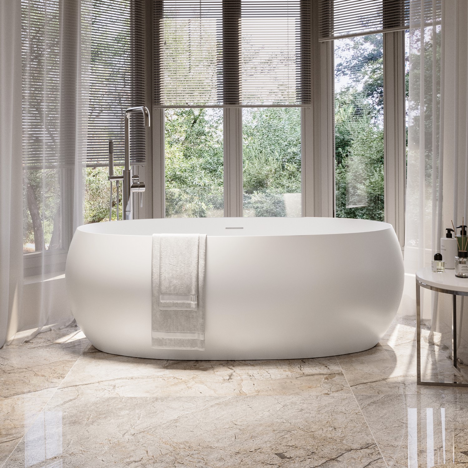 Ana White Matt Freestanding Double Ended Bath 1700 X 825Mm