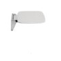 White Wall Mounted Folding Shower Seat - Croydex