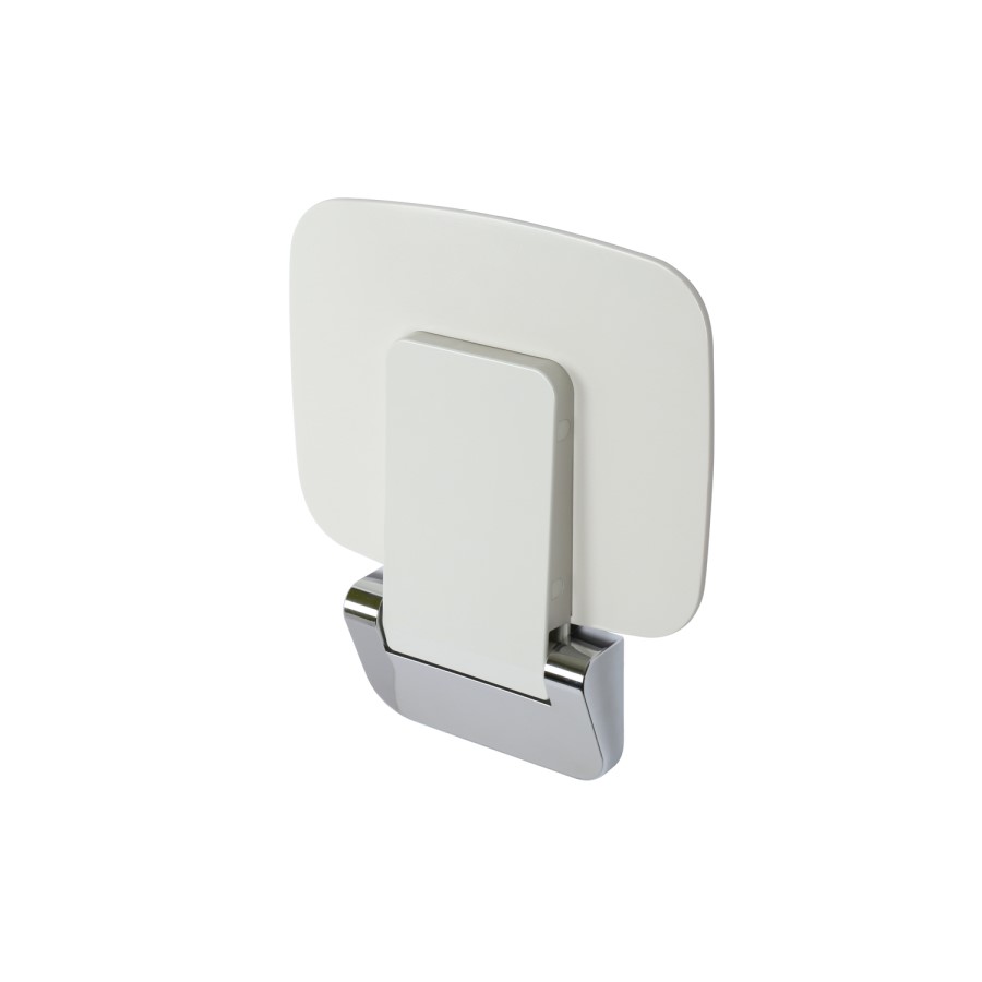 GRADE A1 - White and Chrome Shower Seat