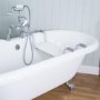 GRADE A1 - Croydex White Easy-Fit Bath Bench