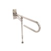 Stainless Steel Fold Away Hand Rail with Leg 850mm