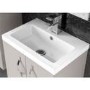 Cashmere Free Standing Bathroom Vanity Unit & Basin - W605 x H850mm