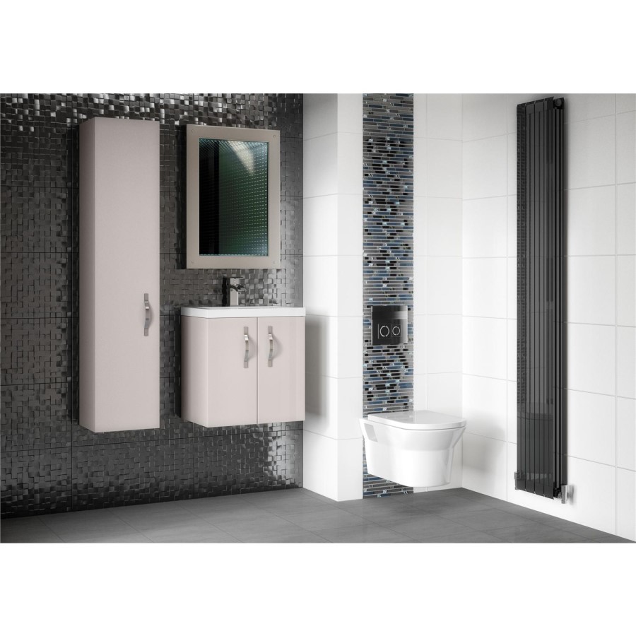 Cashmere Wall Hung Bathroom Vanity Unit & Basin - W505 x H540mm