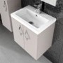 Cashmere Wall Hung Bathroom Vanity Unit & Basin - W505 x H540mm