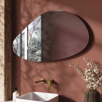 Pebble Frameless Bathroom Mirror 600 x 1000mm - Apollo