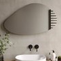 Pebble Frameless Bathroom Mirror 600 x 1000mm - Apollo