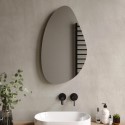 APOLLON800 Pebble Frameless Bathroom Mirror 500 x 800mm - Apollo