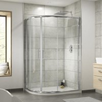 900 x 760mm Offset Quadrant Shower Enclosure- Fiji
