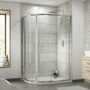 900 x 760mm Offset Quadrant Shower Enclosure- Fiji