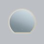 GRADE A1 - Semi Circle LED Bathroom Mirror with Demister 1000 x 900mm - Ara