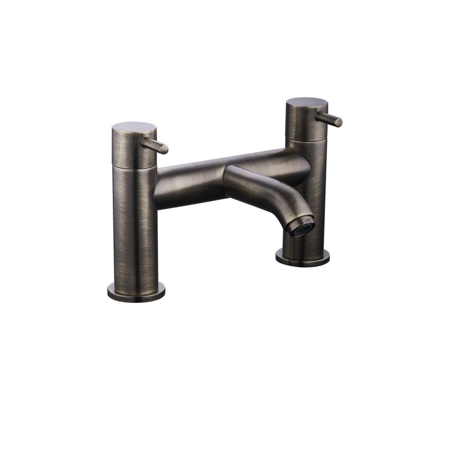 Antique Brass Bath Mixer Tap - Arissa