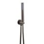 Antique Brass Hand Shower with Hose & Integrated Wall Elbow - Arissa