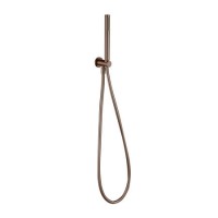 Brushed Bronze Shower Hand Shower with Wall Bracket - Arissa Brushed Bronze Shower Hand Shower with Wall Bracket - Arissa