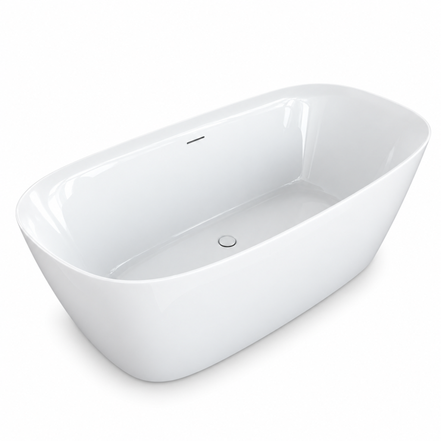 Freestanding Double Ended Bath 1650 x 780mm - Arcus