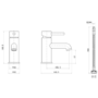 Chrome Mono Basin Mixer Tap - Arissa