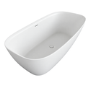Matt White Freestanding Double Ended Bath 1650 x 780mm - Arcus
