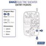 Triton Danzi 9.5kW Soft Black Electric Shower