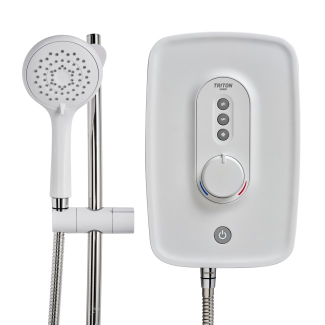 Triton Danzi 9.5kW White Electric Shower - Better Bathrooms