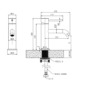 Gunmetal Mono Basin Mixer Tap With Waste - Arissa