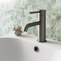 GRADE A1 - Gunmetal Mono Basin Mixer Tap - Arissa