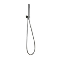 Gunmetal Grey Shower Hand Shower with Wall Bracket - Arissa Gunmetal Grey Shower Hand Shower with Wall Bracket - Arissa