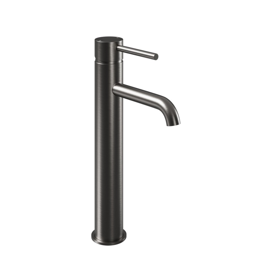 Gunmetal Tall Mono Basin Mixer Tap - Arissa
