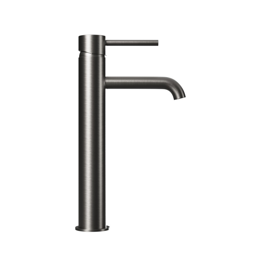 Gunmetal Tall Mono Basin Mixer Tap - Arissa