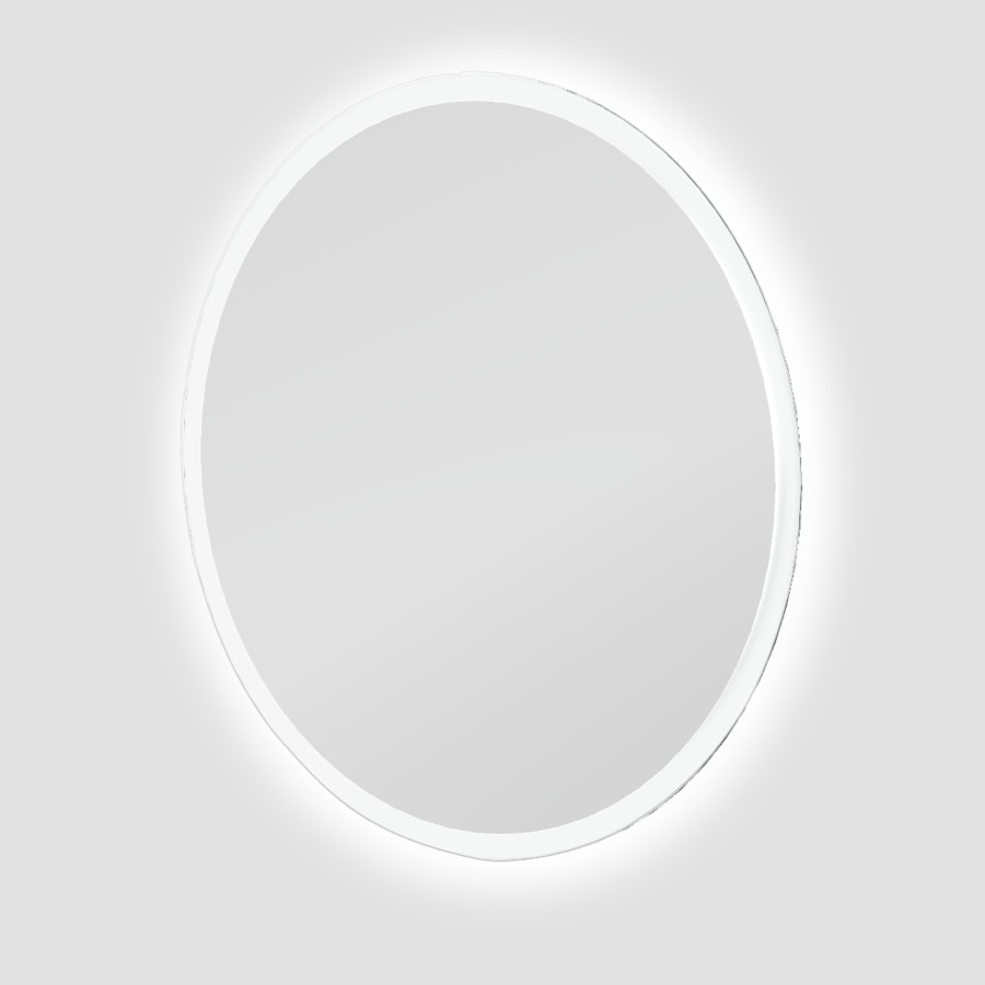 Round Tiltable Bathroom Mirror with Lights 600mm - Arissa