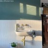 GRADE A1 - Brushed Brass Wall Mounted Basin Mixer Tap - Arissa
