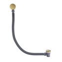 ARIBB022 Brushed Brass Easy Clean Click Clack Bath Waste with Overflow - Arissa